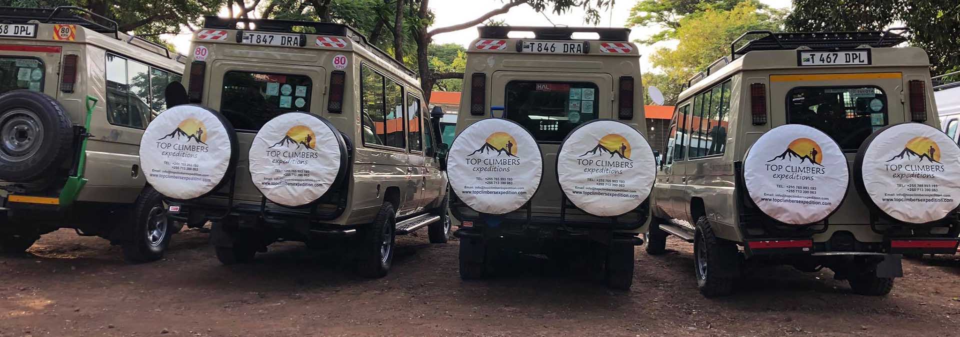 Our Safari Vehicles